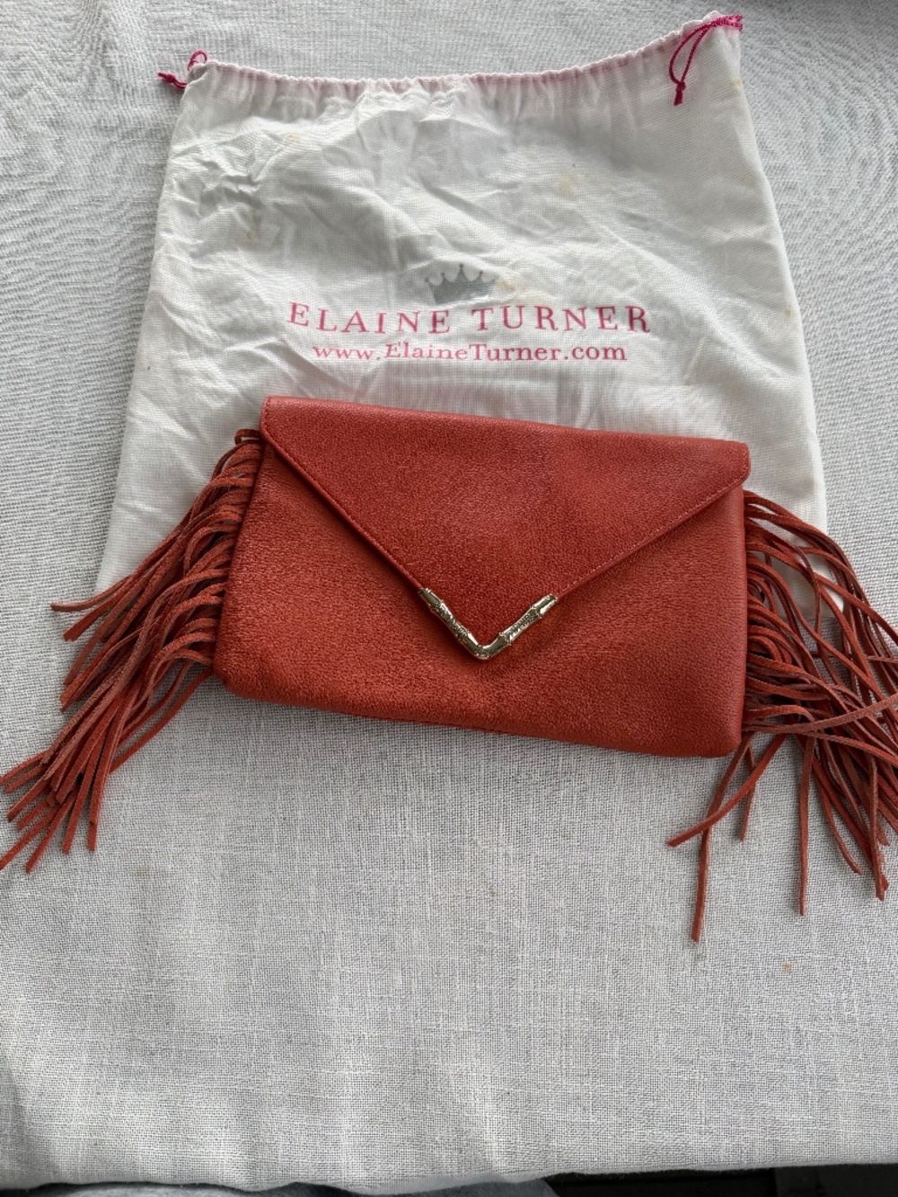 Elaine turner clutch bag